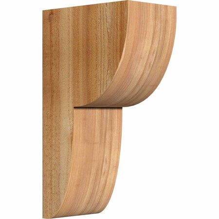 Ekena Millwork Crestline Rough Sawn Corbel, Western Red Cedar, 6"W x 10"D x 18"H COR06X10X18CRE00RWR